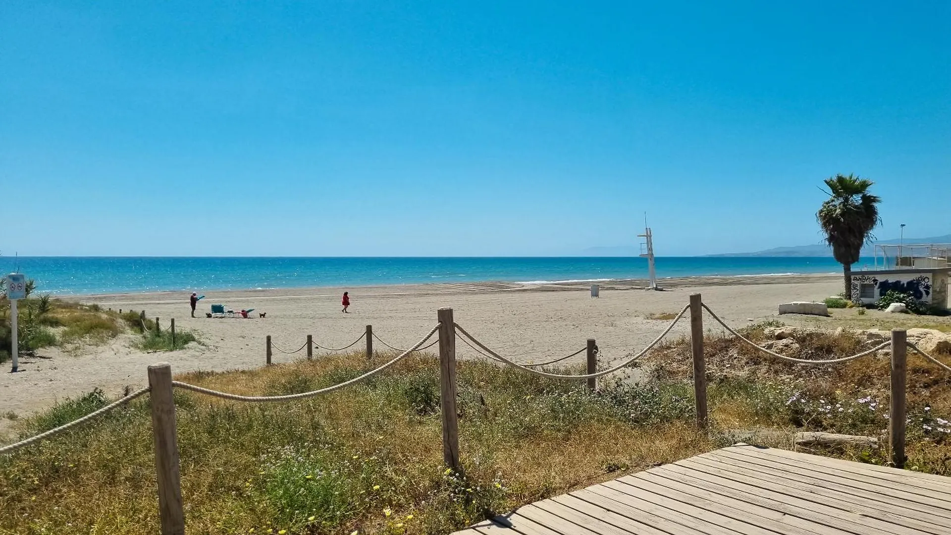 Beachfront Apartment With Balcony In Torrox Costa