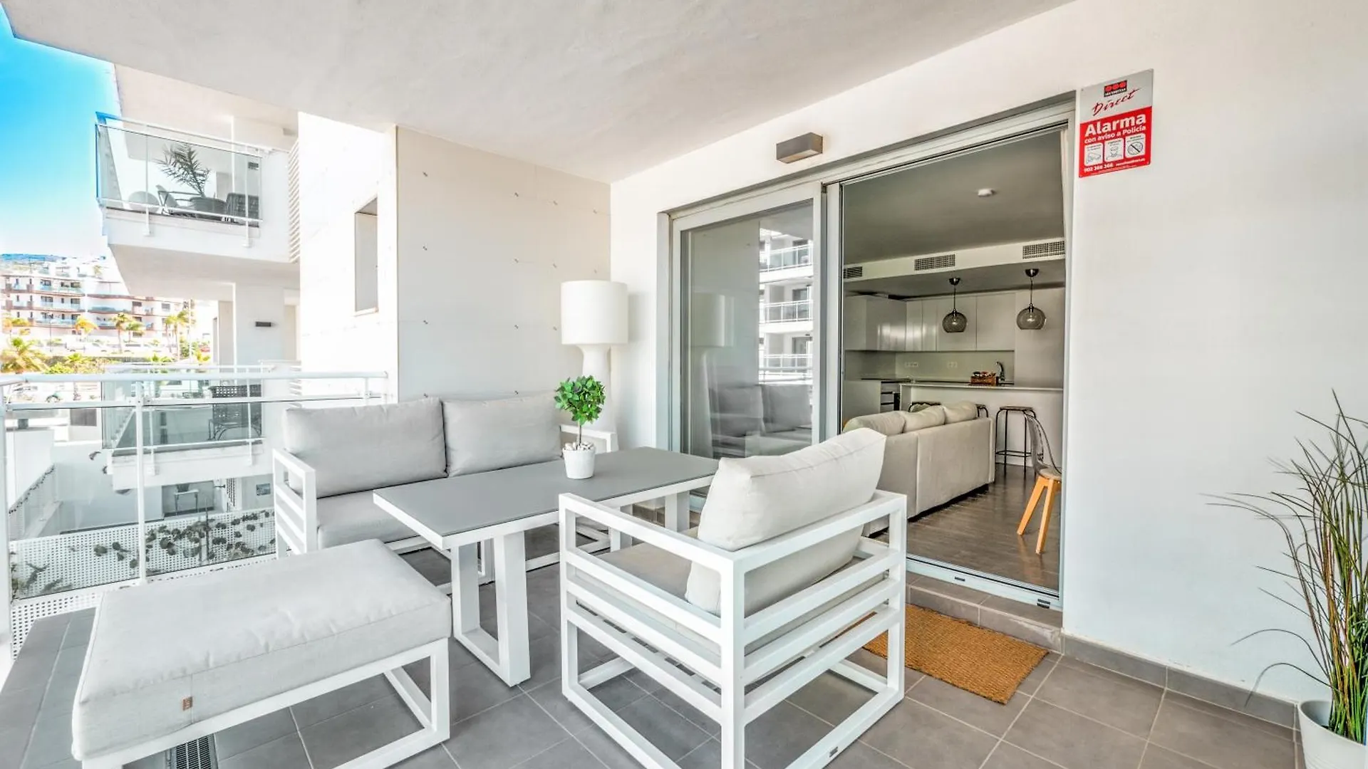 Beachfront Apartment With Balcony In Torrox Costa